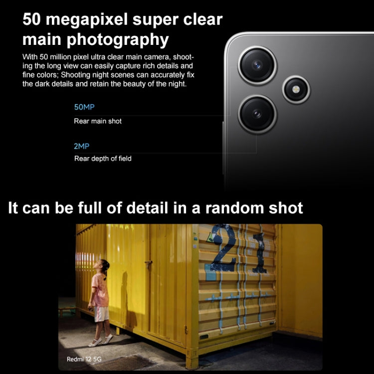 Xiaomi Redmi 12 5G, 6.79 inch MIUI 14 Qualcomm Snapdragon 4 Gen2 Octa Core up to 2.2GHz, Network: 5G, Not Support Google Play Xiaomi Redmi 12 5G, 6.79 inch MIUI 14 Qualcomm Snapdragon 4 Gen2 Octa Core up to 2.2GHz, Network: 5G, Not Support Google Play